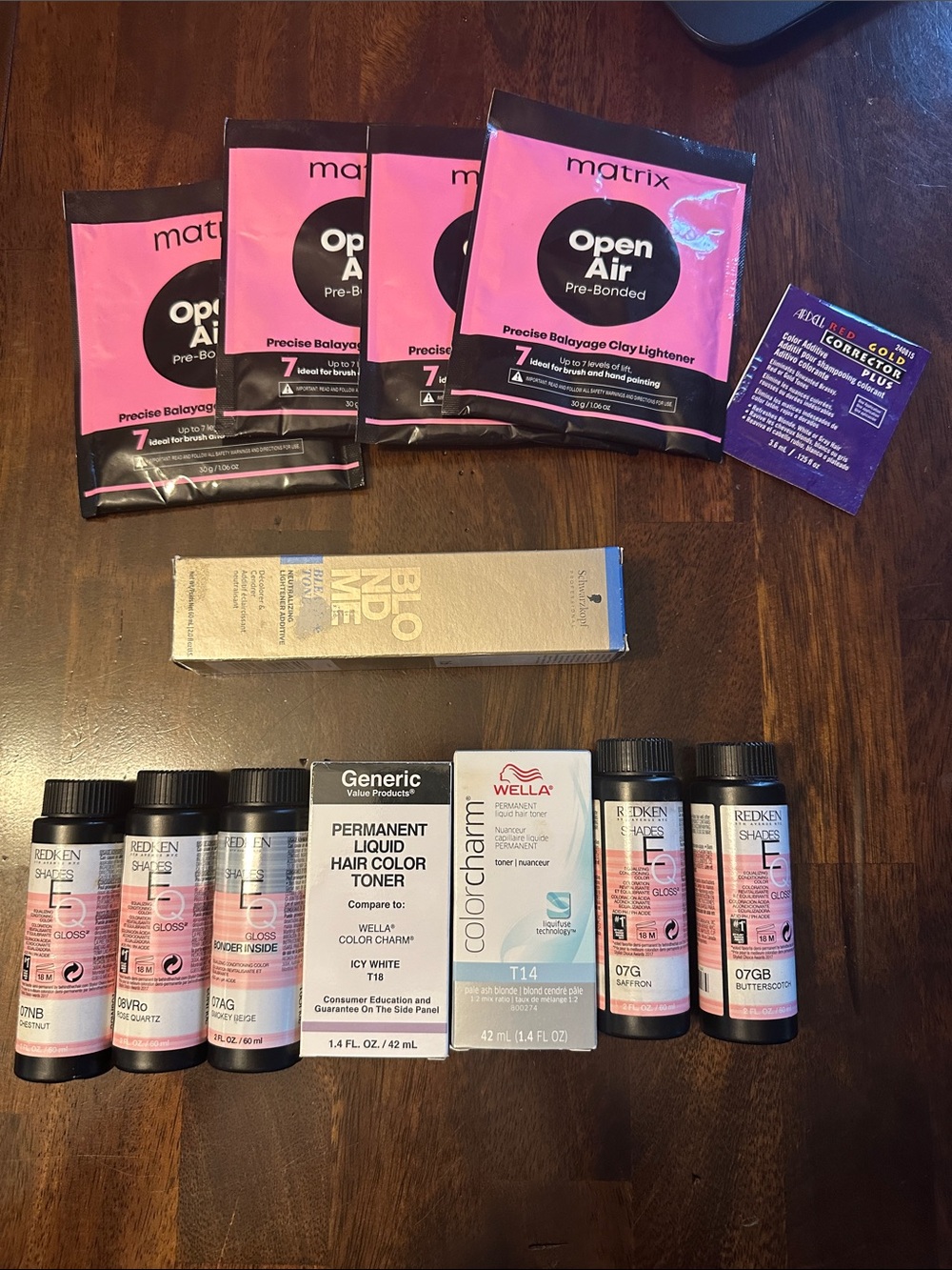 13 piece lot Professional Hair Color
